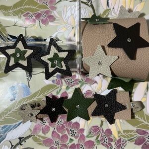 Camo Stars Leather Necklace Set